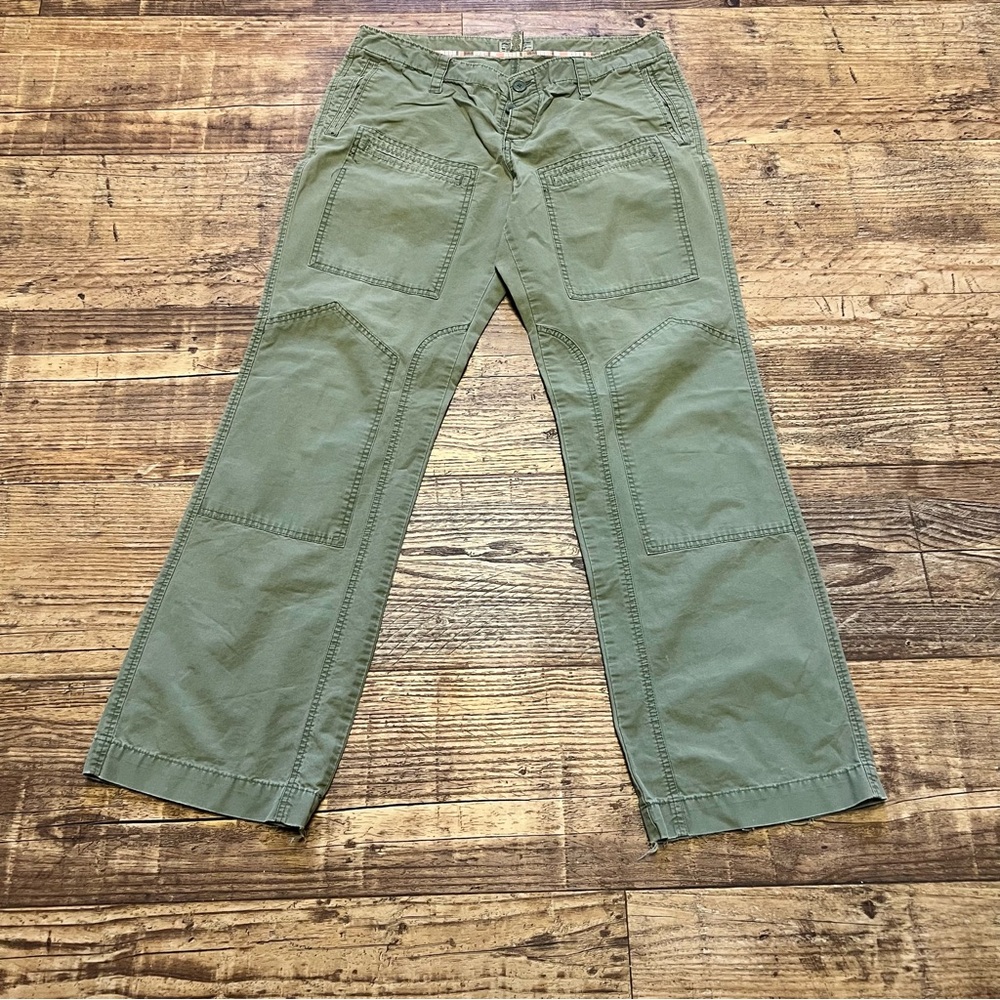 Vintage American Eagle Pants Women's Sz 10 Army/Olive Green Utility Trousers